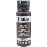 Folkart Enamel Gloss Acrylic Paints Burnt Umber - Al Masam Stationery LLC